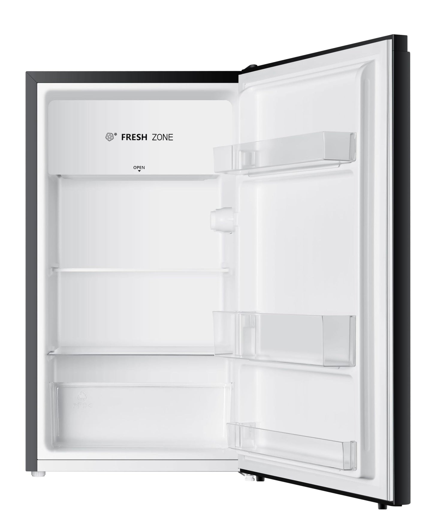 PKM KHKS93E Kühlschrank 94L freistehend - mit Kaltlagerfach, 84cm hoch, schwarz