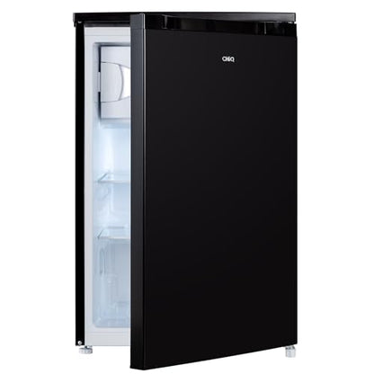 CHIQ CTT107BC Kühlschrank Klein 107 Liter, Höhe 84cm, Tiefe 55cm, Vario Box, Mikro-Gefrierfach, 7 Temperaturregelstufen, geräuscharm, 87 kWh/Jahr, Schwarz
