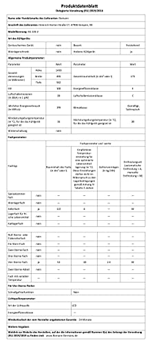 Bomann KG 320.2 Kühl-Gefrierkombi 175L weiß – Energieklasse E, 39dB leise, 3 Ablagen + 3 Schubladen, Türanschlag wechselbar, 143cm