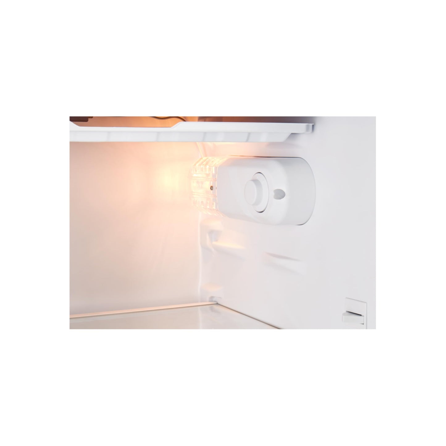 MEDION Kühlschrank mit Eiswürfelfach 90L - MD37690, freistehend, Türanschlag wechselbar, transparente Gemüseschublade, höhenverstellbare Füße