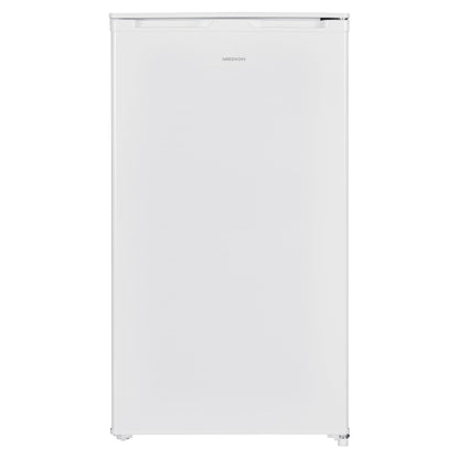 MEDION Kühlschrank mit Eiswürfelfach 90L - MD37690, freistehend, Türanschlag wechselbar, transparente Gemüseschublade, höhenverstellbare Füße