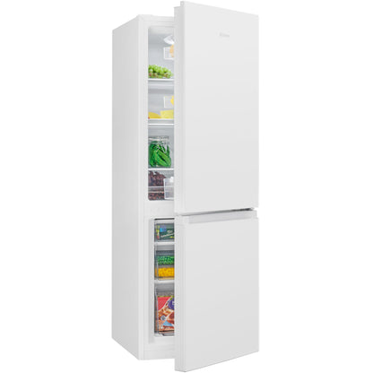 Bomann KG 320.2 Kühl-Gefrierkombi 175L weiß – Energieklasse E, 39dB leise, 3 Ablagen + 3 Schubladen, Türanschlag wechselbar, 143cm