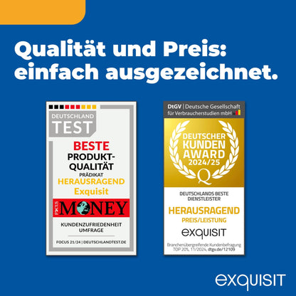 Exquisit KS516-V-040E Kühlschrank 127L ohne Gefrierfach – 55cm schmal, freistehend, Temperaturregelung, LED-Licht, weiß