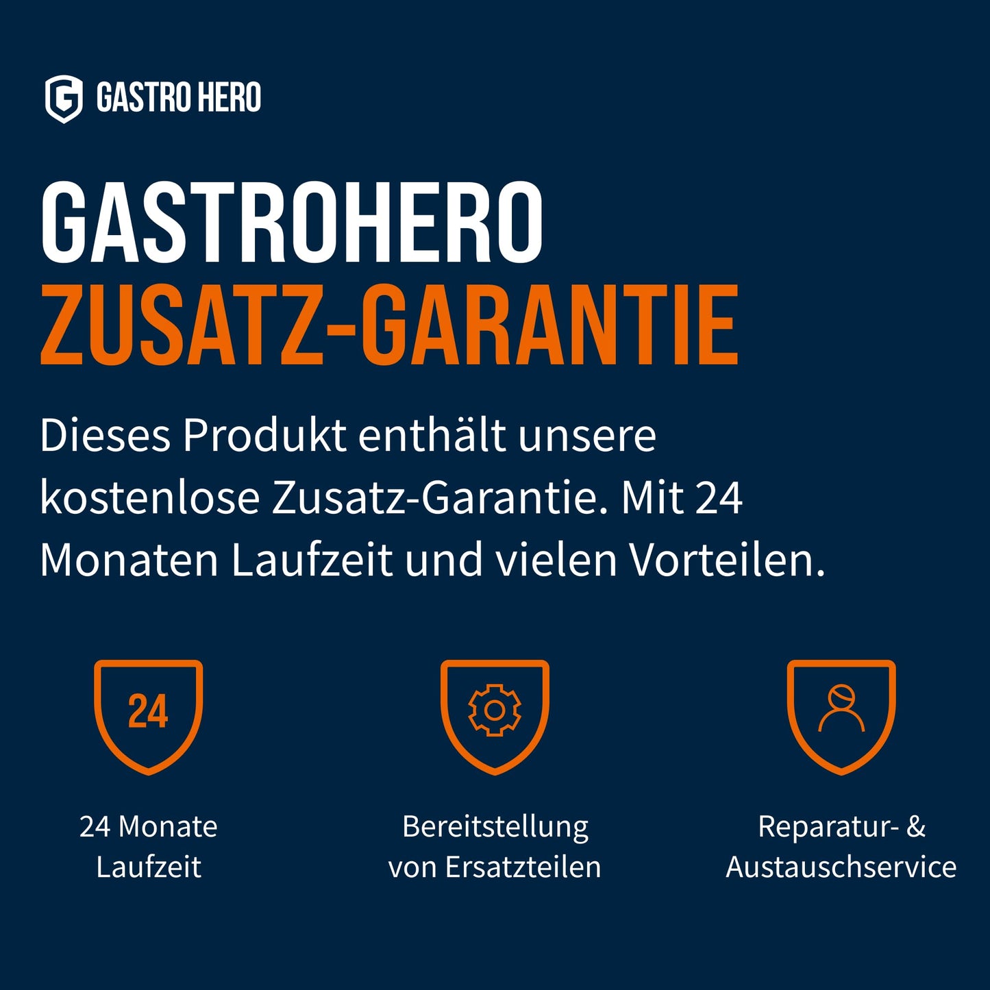 GastroHero Lagerkühlschrank Eco 590 – Edelstahl Kühlschrank, 590L, 3 verstellbare Böden, abschließbar, Innenbeleuchtung, für Gastronomie